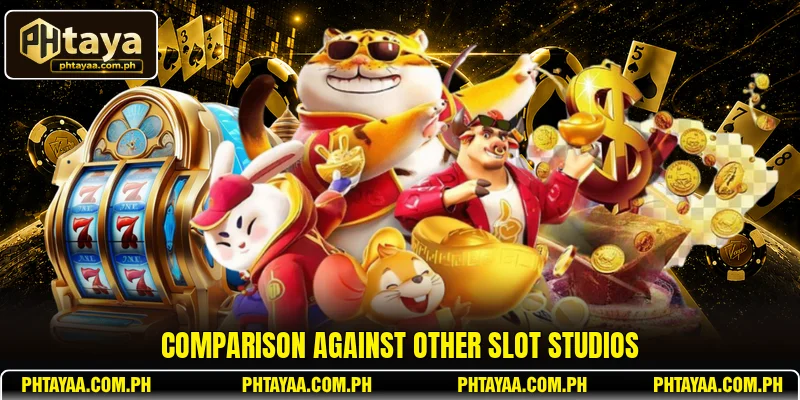 Comparison against other slot studios