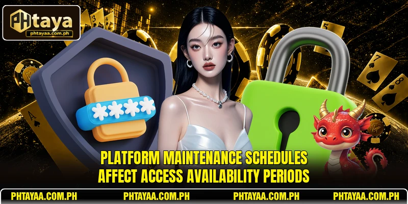 Platform maintenance schedules affect access availability periods