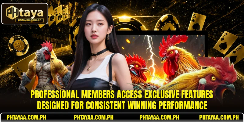 Professional members access exclusive features designed for consistent winning performance