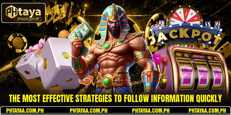 The most effective strategies to follow information quickly